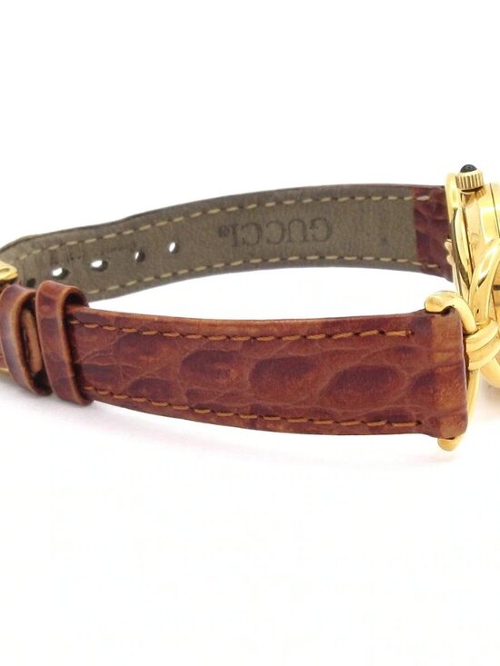 GUCCI 6000.2.L Brown Women\'s Wrist Watch main image 12